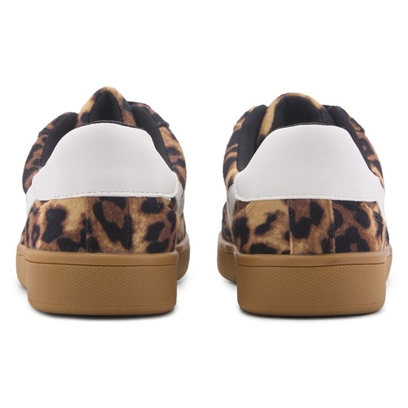 DV by Dolce Vita Leopard Print Sneakers with White and Tan Accents - Picture 6 of 7